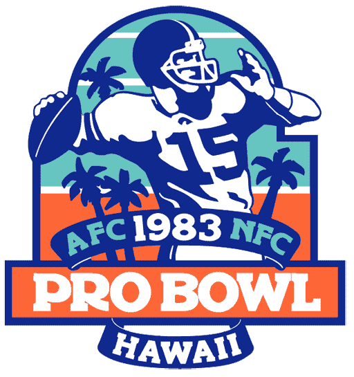 Pro Bowl 1983 Primary Logo DIY iron on transfer (heat transfer)
